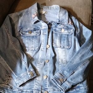 Democracy denim capris and denim jacket 1x